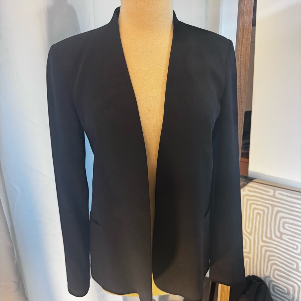 Theory Classic Navy Women's Blazer 100% Virgin Wool